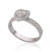 Designer Ring with Certified Diamonds In 14k Gold - LR2262P